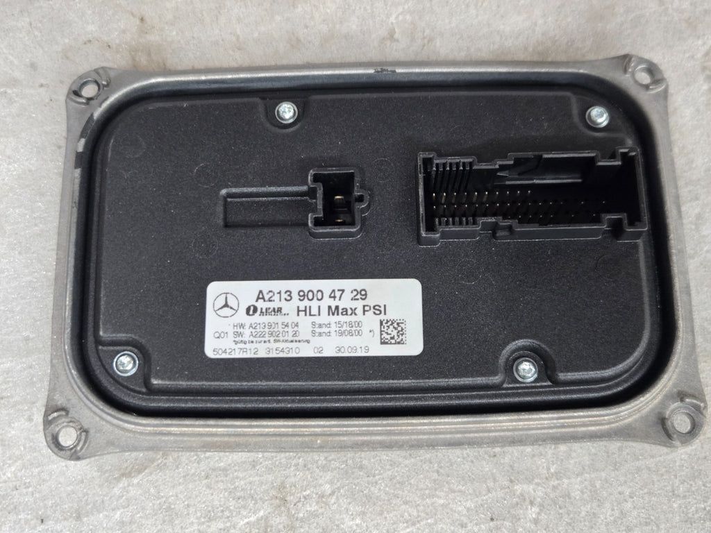 2017-2020 Mercedes E Class W213 Headlight Ballast Module OEM A2139004729