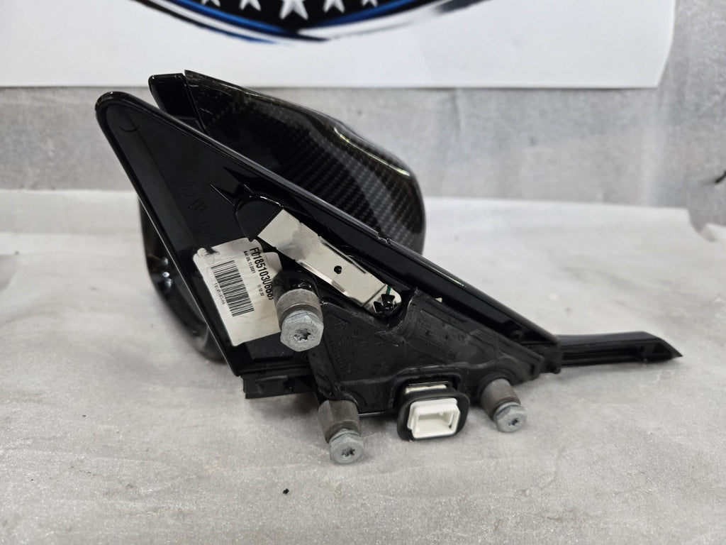 2019-2025 BMW 8 SERIES 850 LH CARBON POWER FOLDING SIDE MIRROR F01851030668B OEM