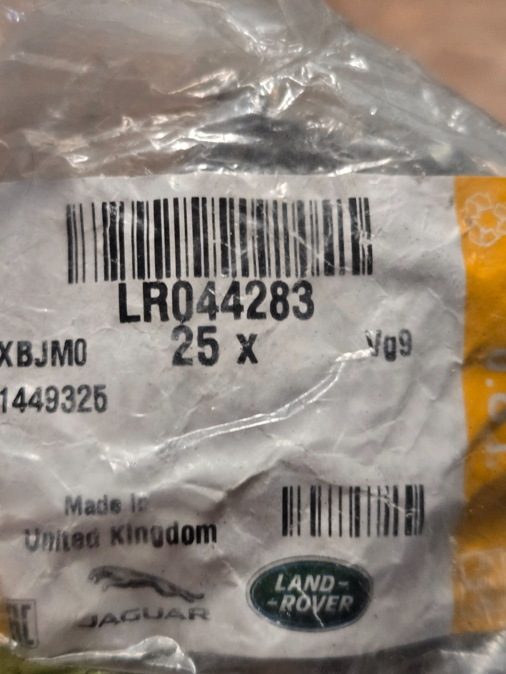 Genuine Land Rover OEM Rivet PART # LR044283 NEW *SET OF 25