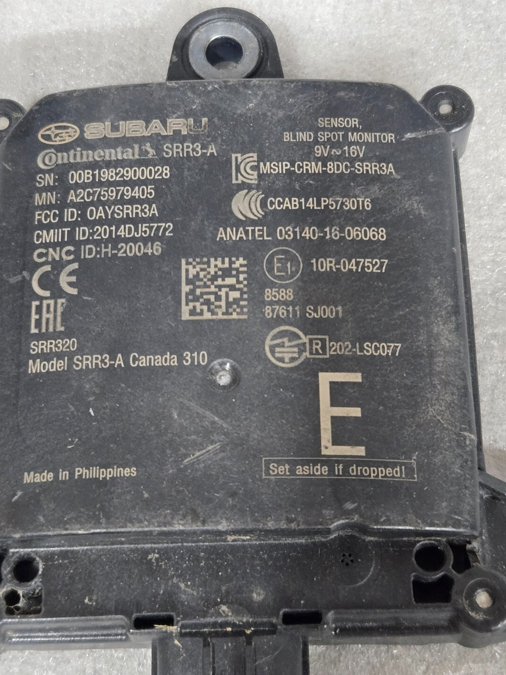 2019-2021 Subaru Forester Crosstrek Blind Spot Sensor Module BSM OEM 87611SJ001