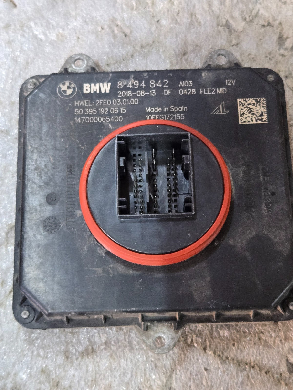 2018-2020 BMW 440i 430i M4 LED Headlight Ballast Module OEM 8494842