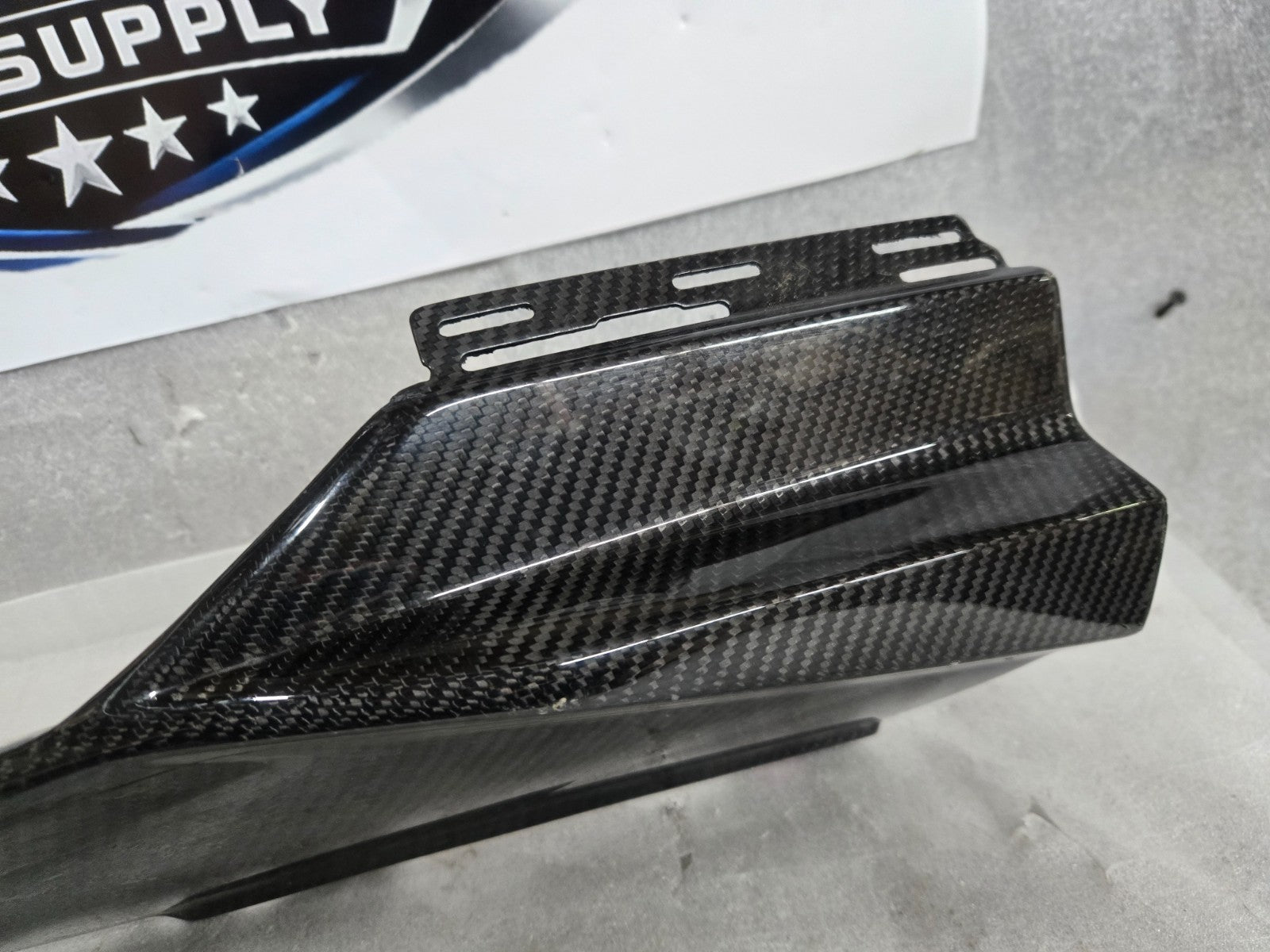 Lamborghini Urus Front Bumper LH Left 4ML807059A Carbon Lip Section OEM Genuine