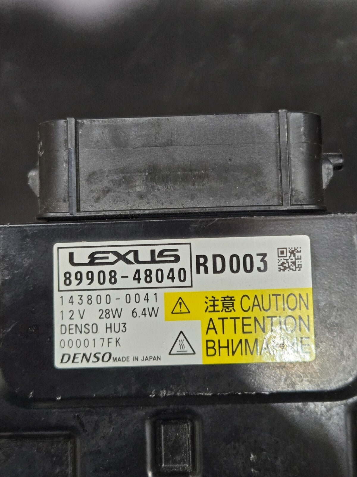2016-2019 Lexus RX350 RX450h Right Headlight LED Ballast Module 89908-48040 OEM