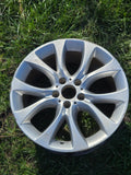 2013-2018 BMW X5 Wheel Rim Alloy 19"X9'' 5 Spoke V Wide Spoke OEM 6853953