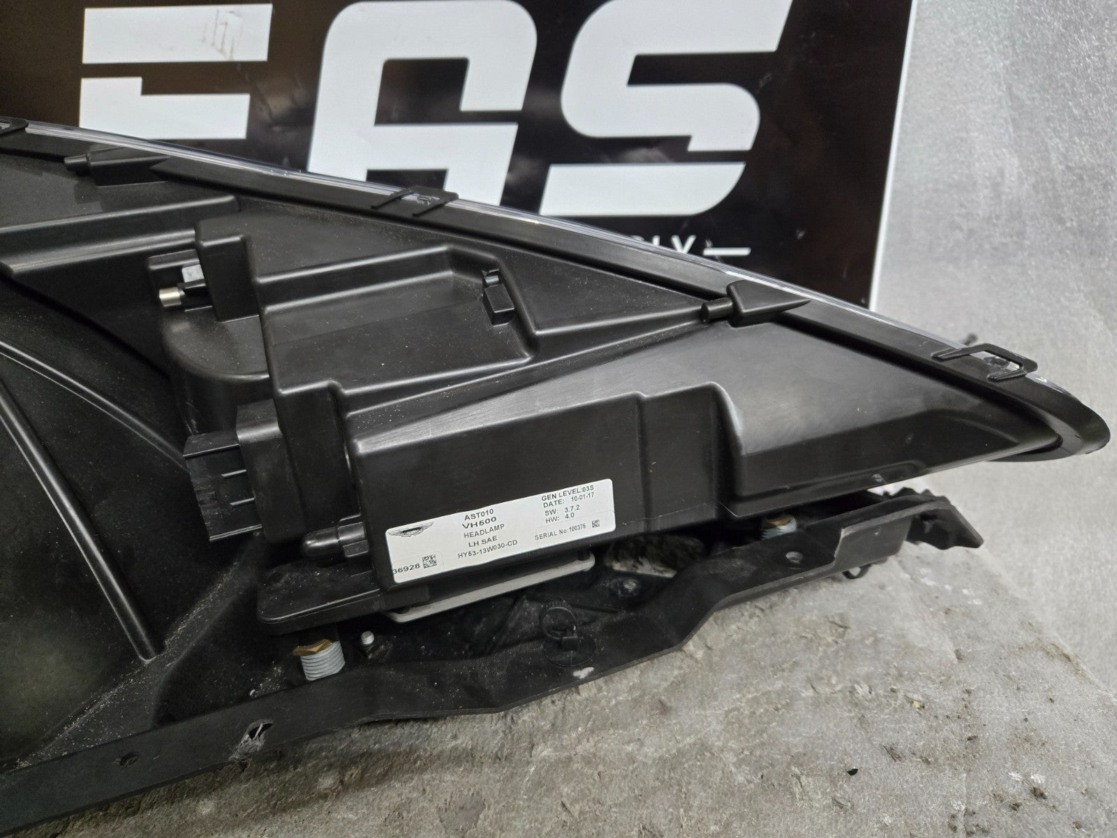 2017-2023 Aston Martin DB11 LED Headlight Left LH Driver HY5313W030 OEM COMPLETE