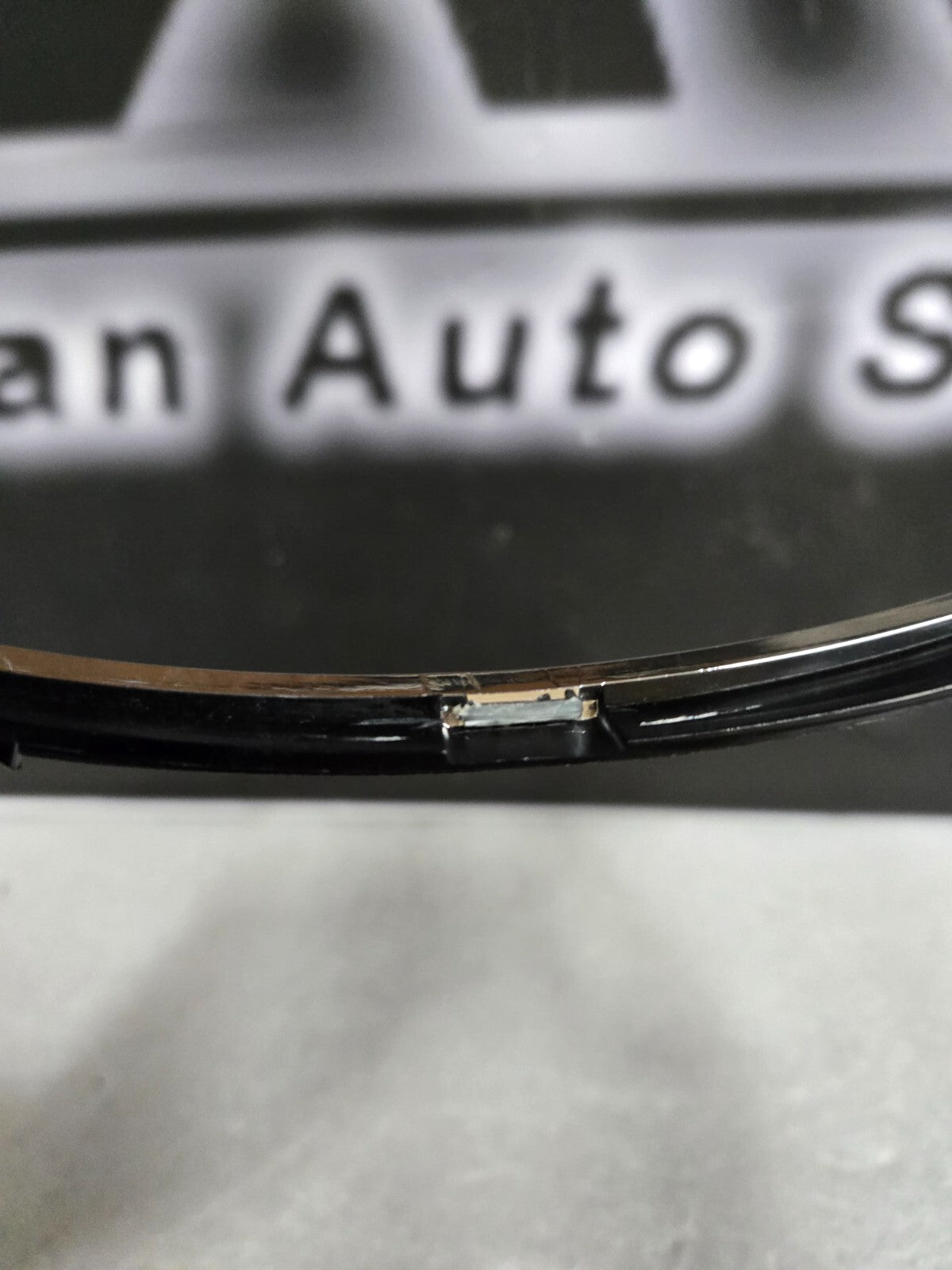 2020-2022 Bentley Bentayga LH Driver Headlight Inner Trim Chrome 36A807833G OEM