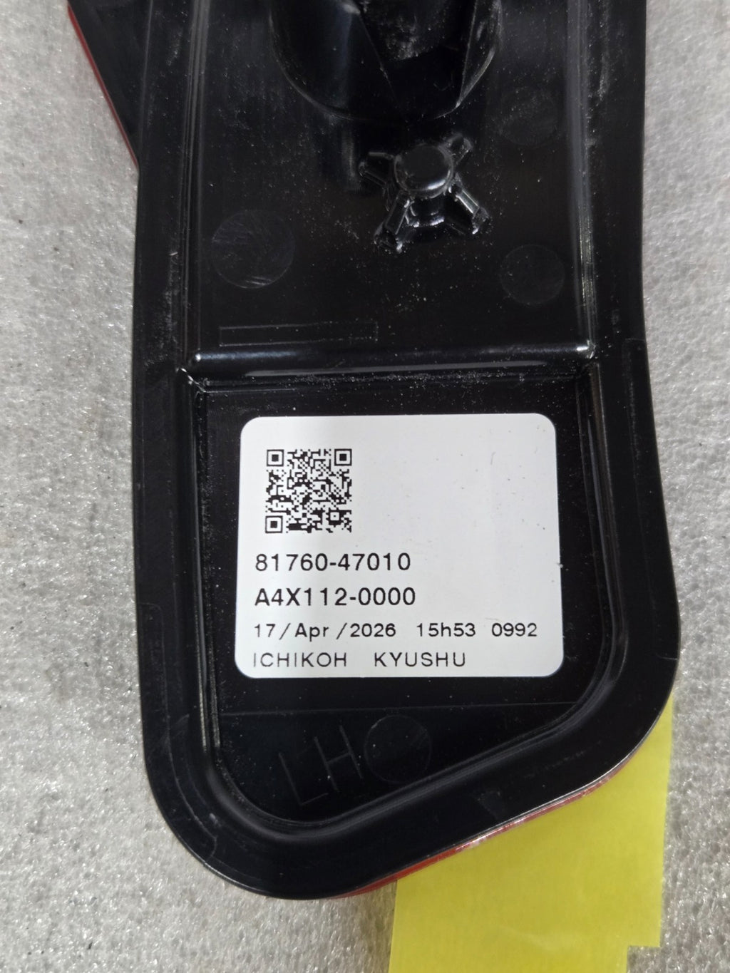 2023-2025 Toyota Prius Rear Left LH Driver Side Marker Light OEM 81760-47010