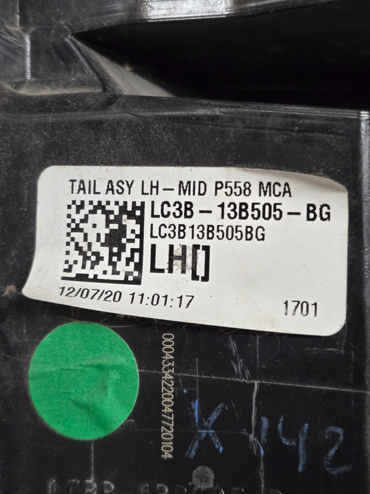 2020-22 Ford F250SD Left LH Driver Taillight w/Blind Spot LC3B-13B505-BG OEM