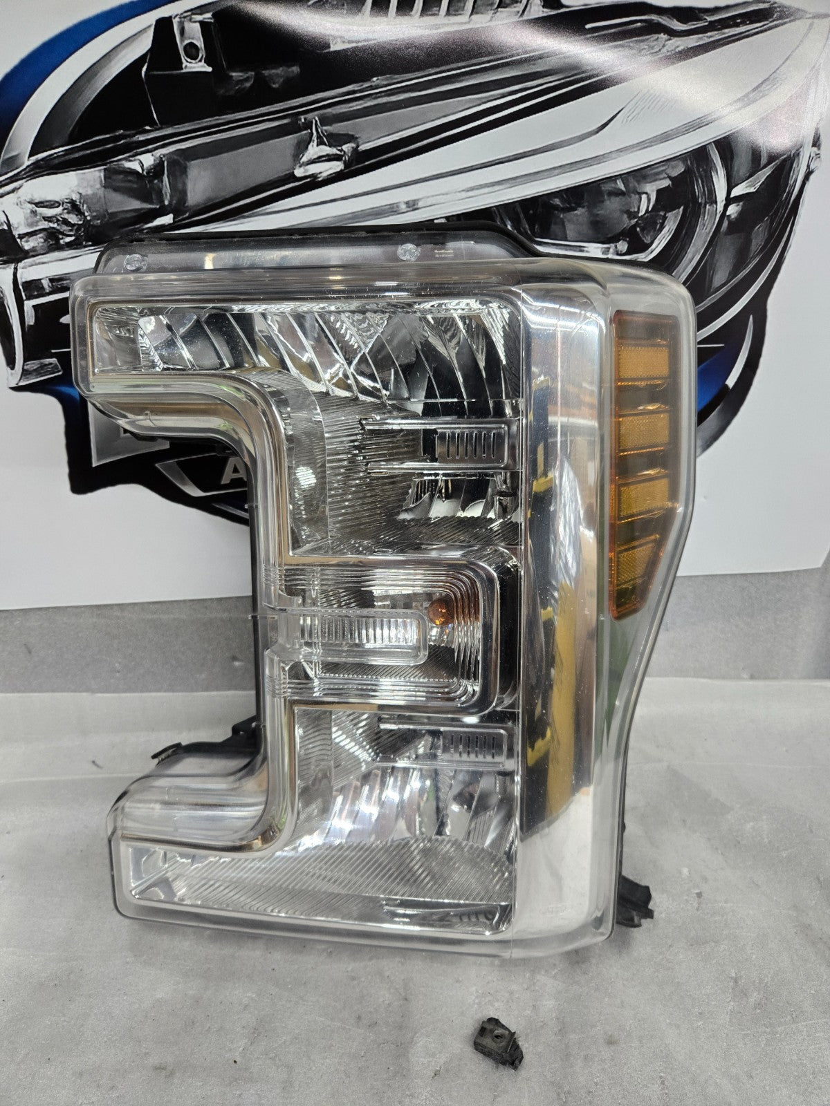 2017 2018 2019 Ford F250 F350 Left Driver Halogen OEM Headlight JC3B-13006-AC