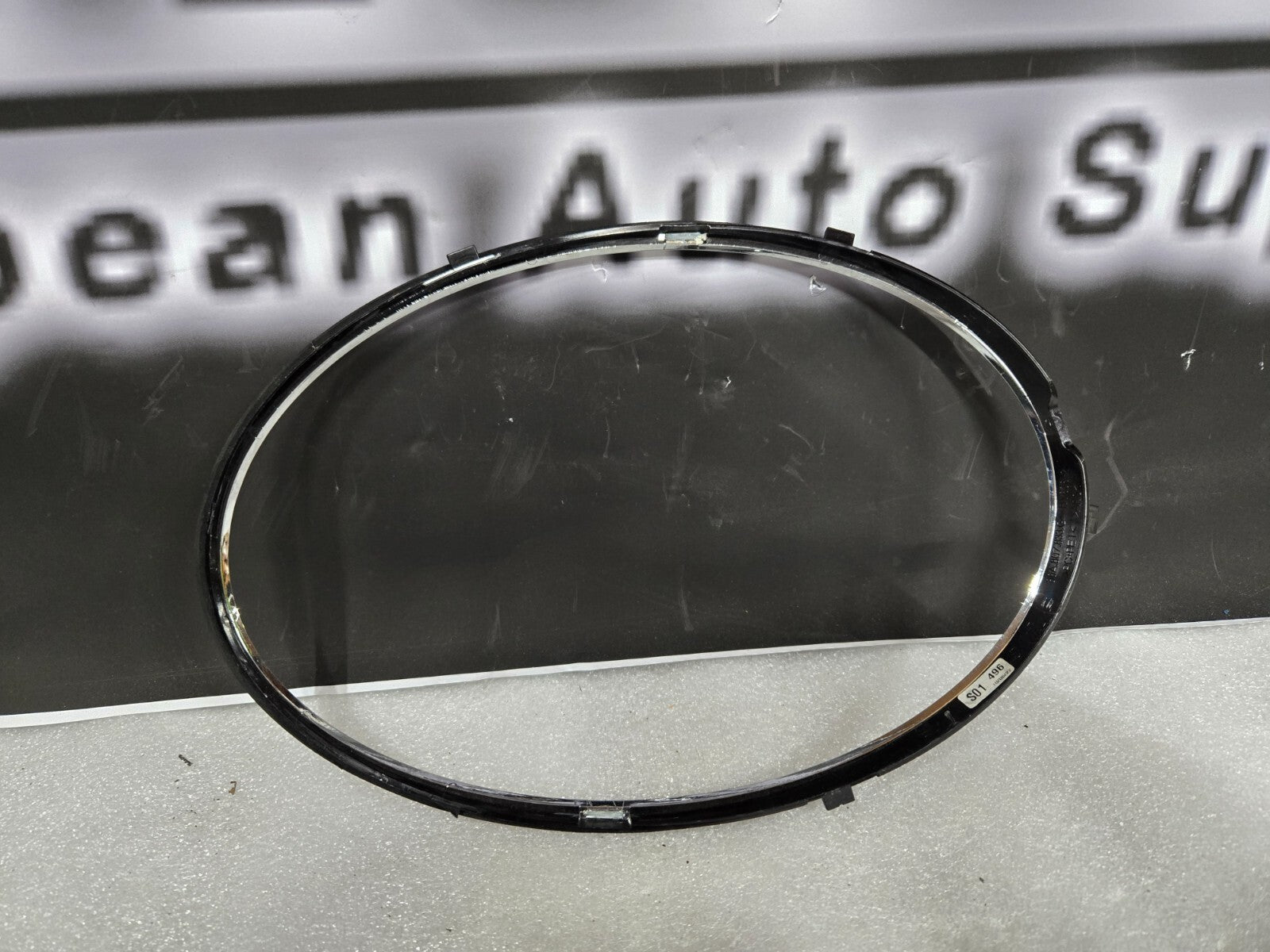 2020-2022 Bentley Bentayga LH Driver Headlight Inner Trim Chrome 36A807833G OEM