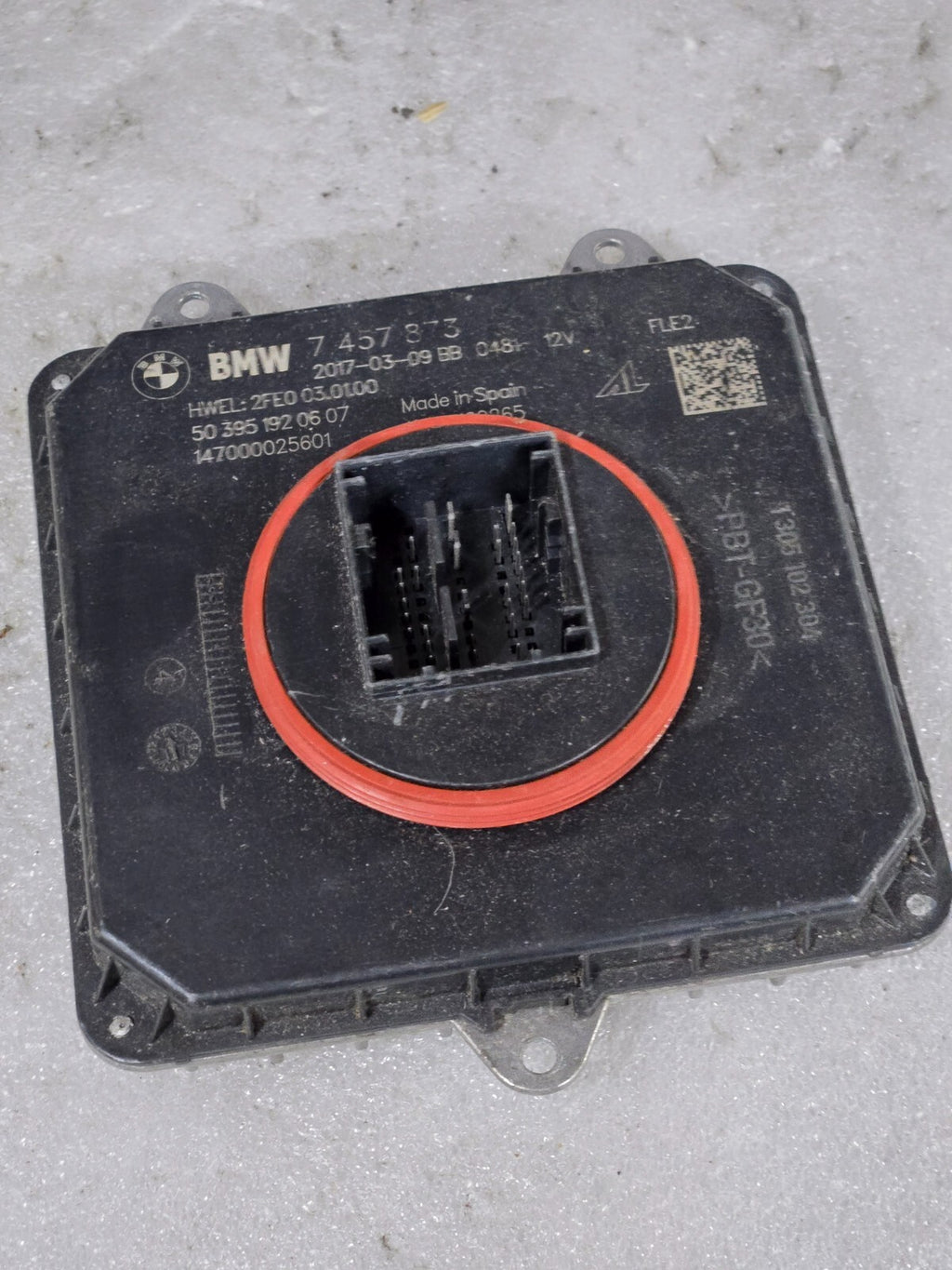 BMW F32 F36 F80 F10 F30 F82 F83 LED HEADLIGHT CONTROL MODULE 7457873 OEM