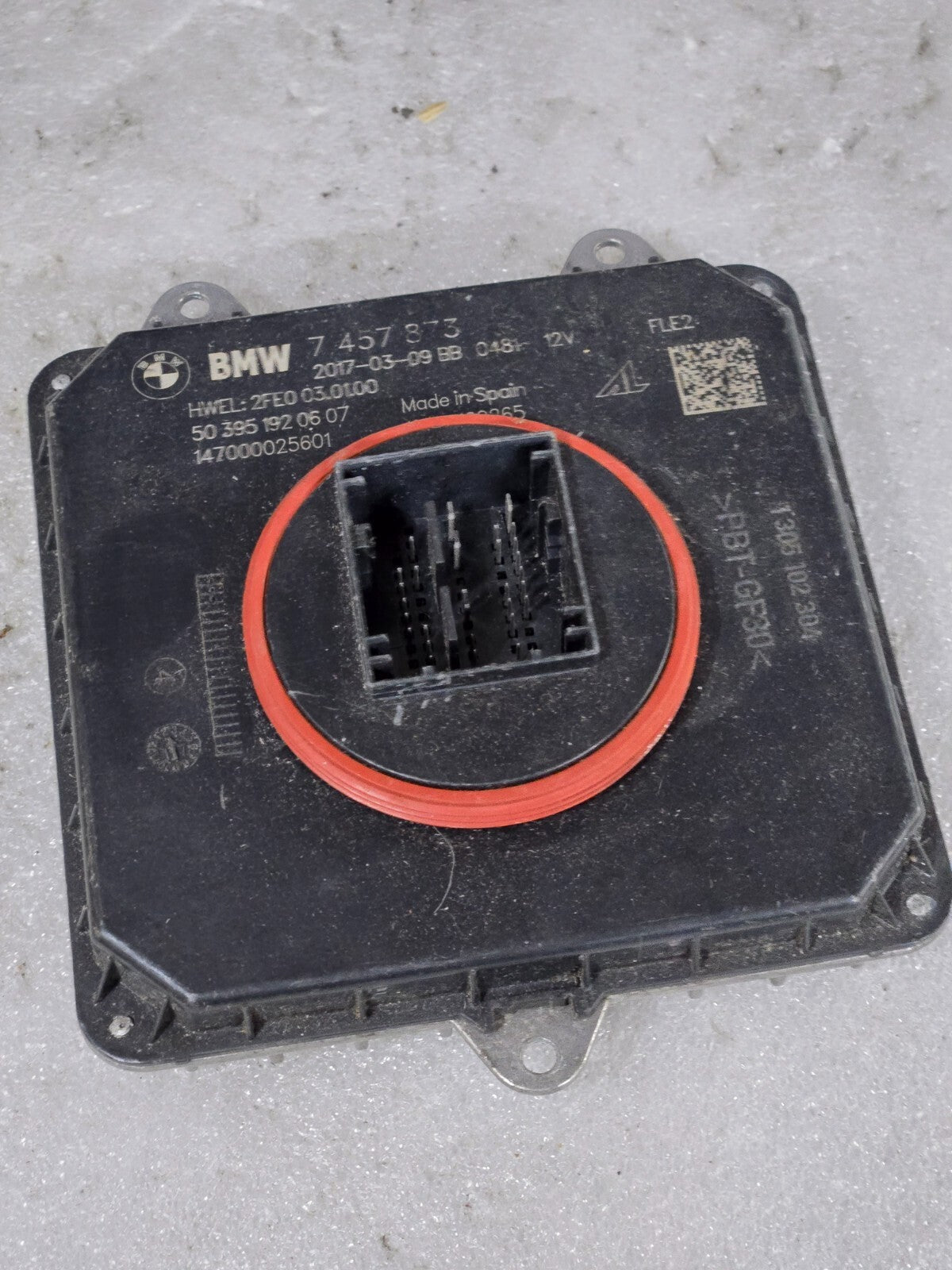 BMW F32 F36 F80 F10 F30 F82 F83 LED HEADLIGHT CONTROL MODULE 7457873 OEM