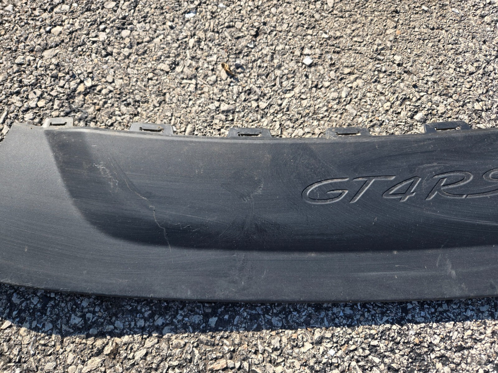 2019-2023 Porsche 982 GT4RS Spyder 718 Front Bumper Lower Skid Spoiler OEM