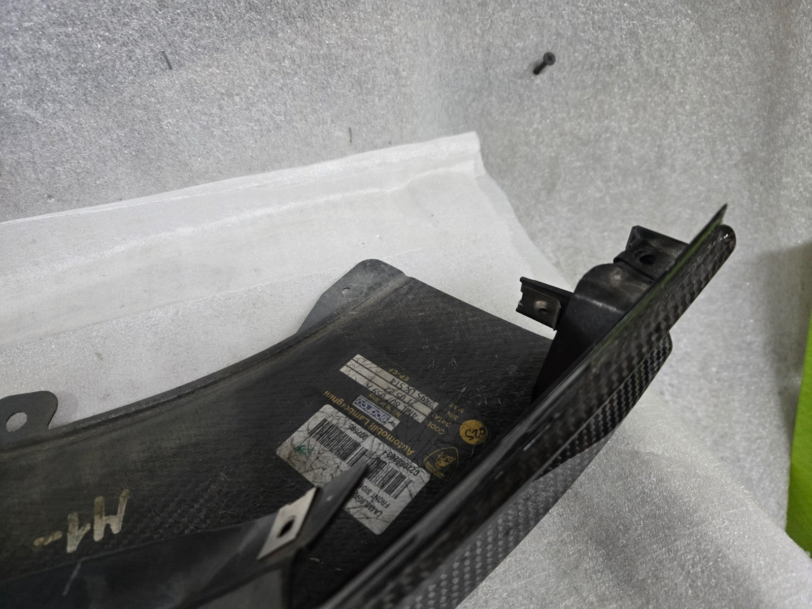 Lamborghini Urus Front Bumper LH Left 4ML807059A Carbon Lip Section OEM Genuine