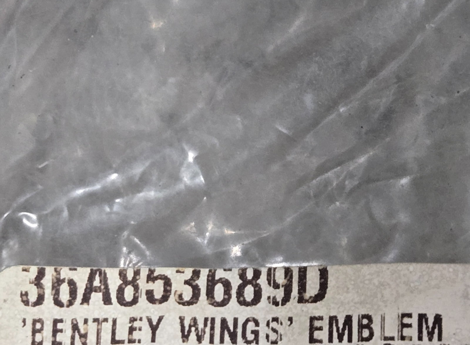 2023-2025 Bentley Bentayga Tailgate Emblem Bentley-Wings OEM NEW 36A853689D