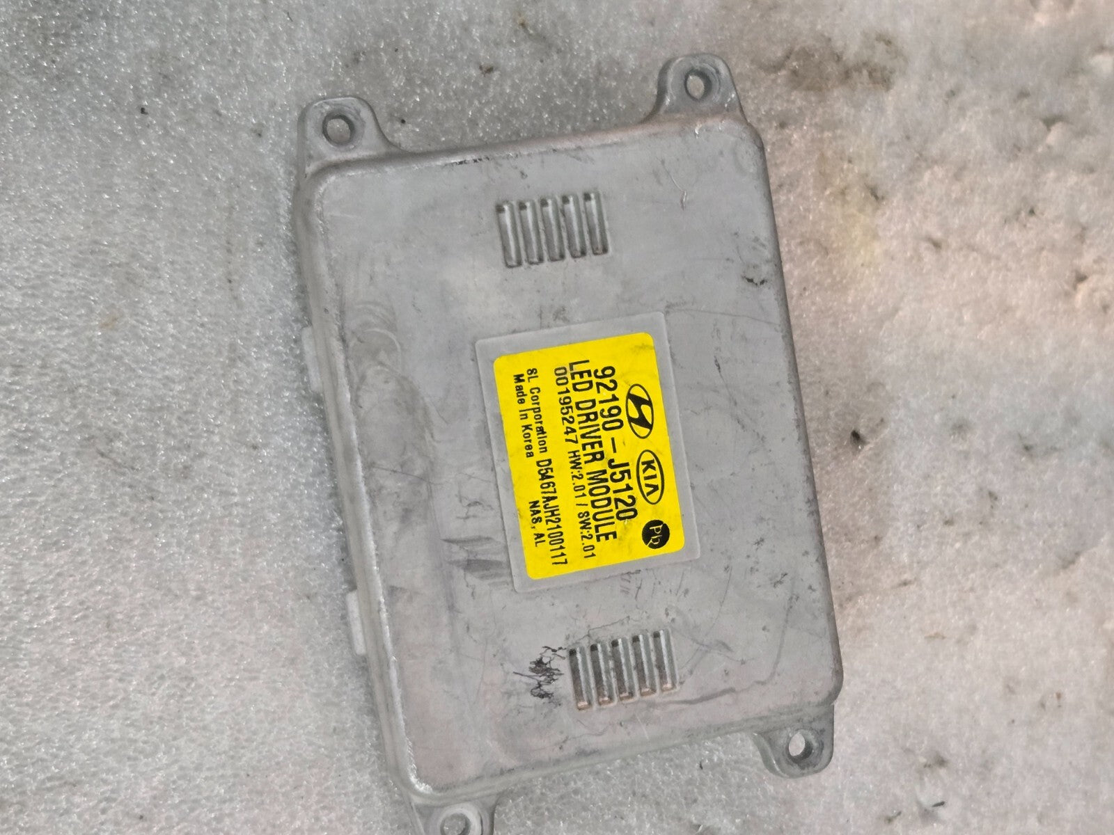 2018-2023 Kia Stinger LED Headlight Ballast Control Module Unit 92190-J5120 OEM