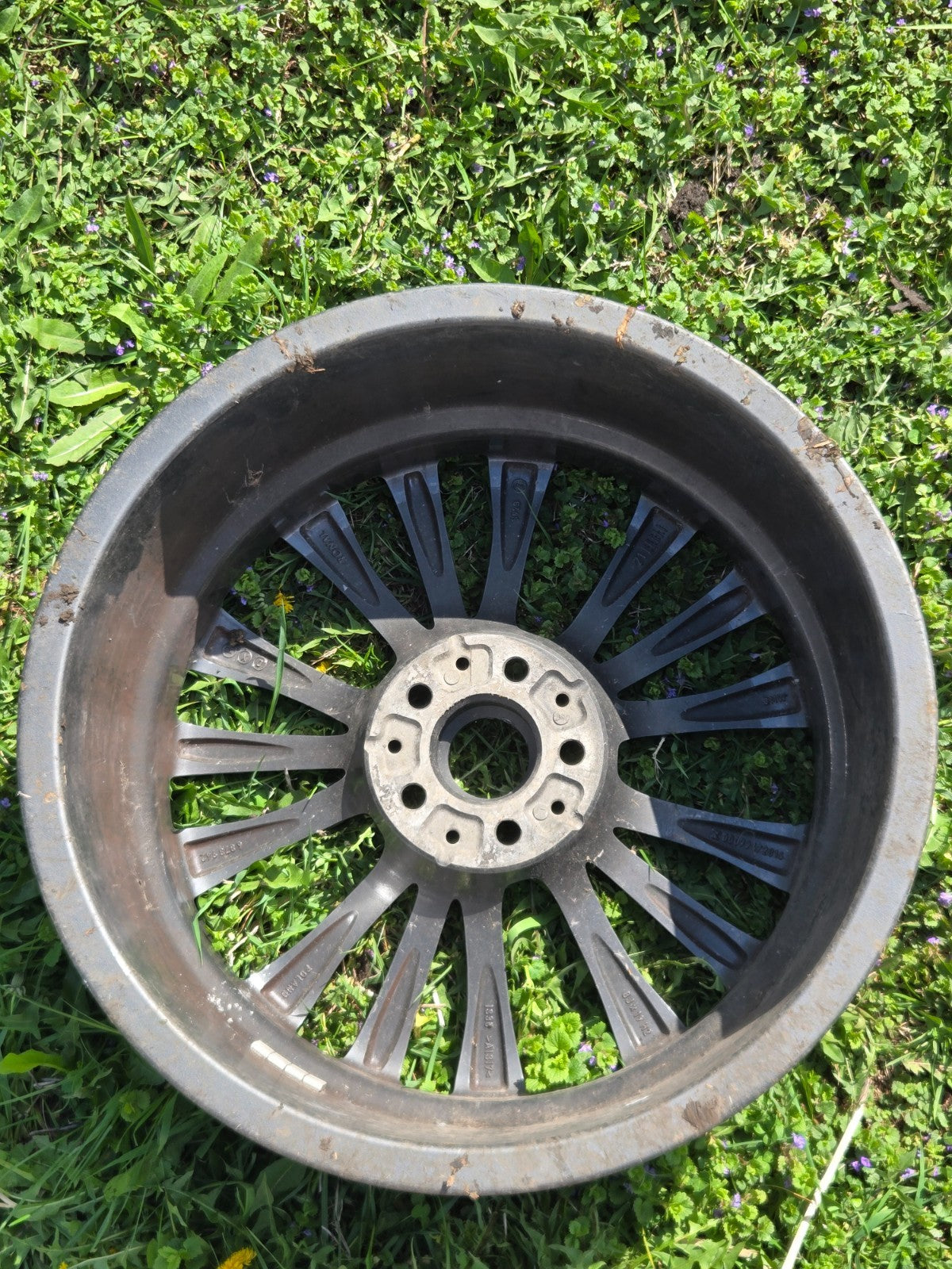 2017-2023 BMW 540i G30 Front 19x8" 15 Spoke Alloy Wheel Rim OEM 6873942