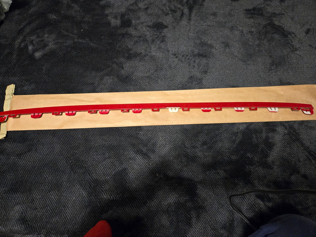 Genuine Mini JCW F56 F57 3 doors Convertible TRIM FRONT TOP 51115A0CB63 RED OEM