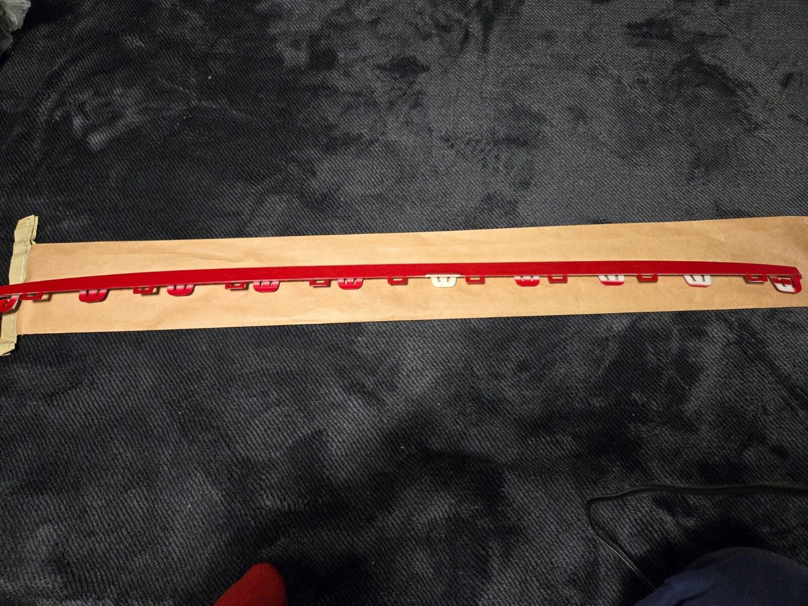 Genuine Mini JCW F56 F57 3 doors Convertible TRIM FRONT TOP 51115A0CB63 RED OEM