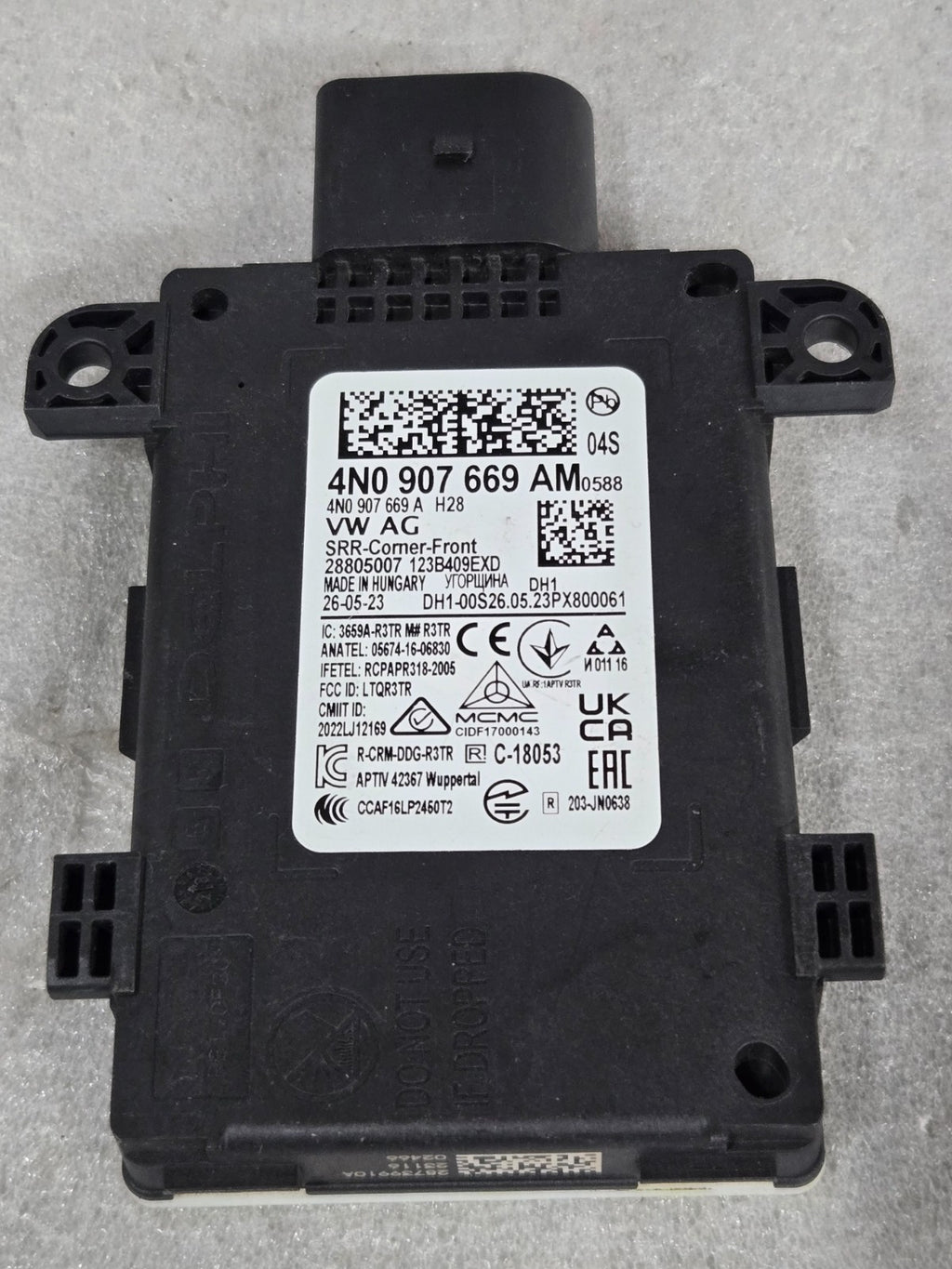 2019-2025 Audi E-Tron GT A6 Quattro Blind Spot Radar Sensor Module 4N0907669AM