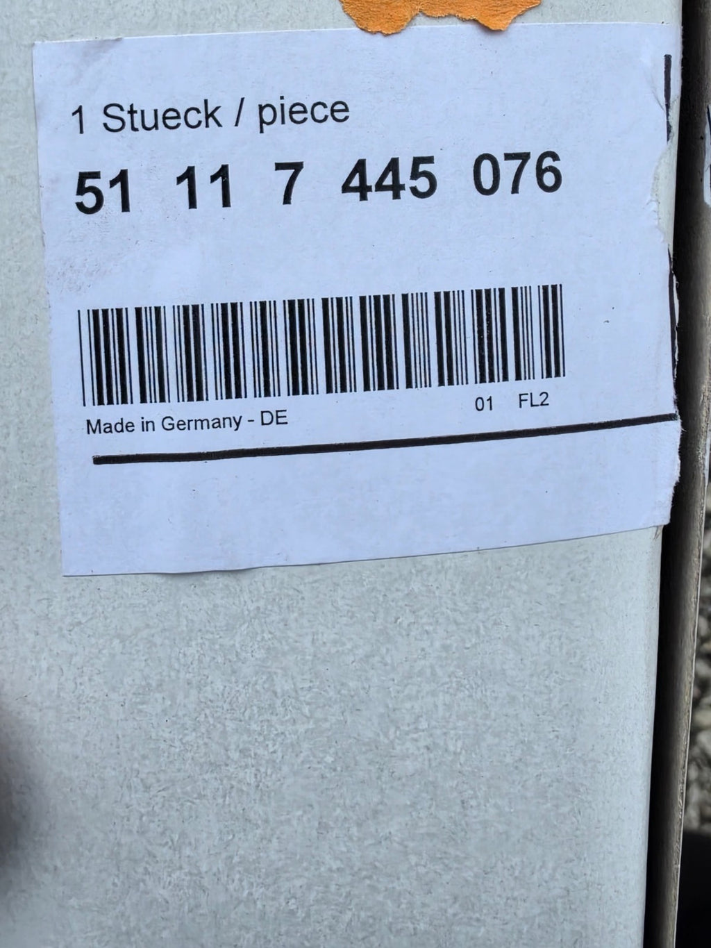 2016-2019 BMW Park Sensor Mount Kit 51117445076 OEM NEW