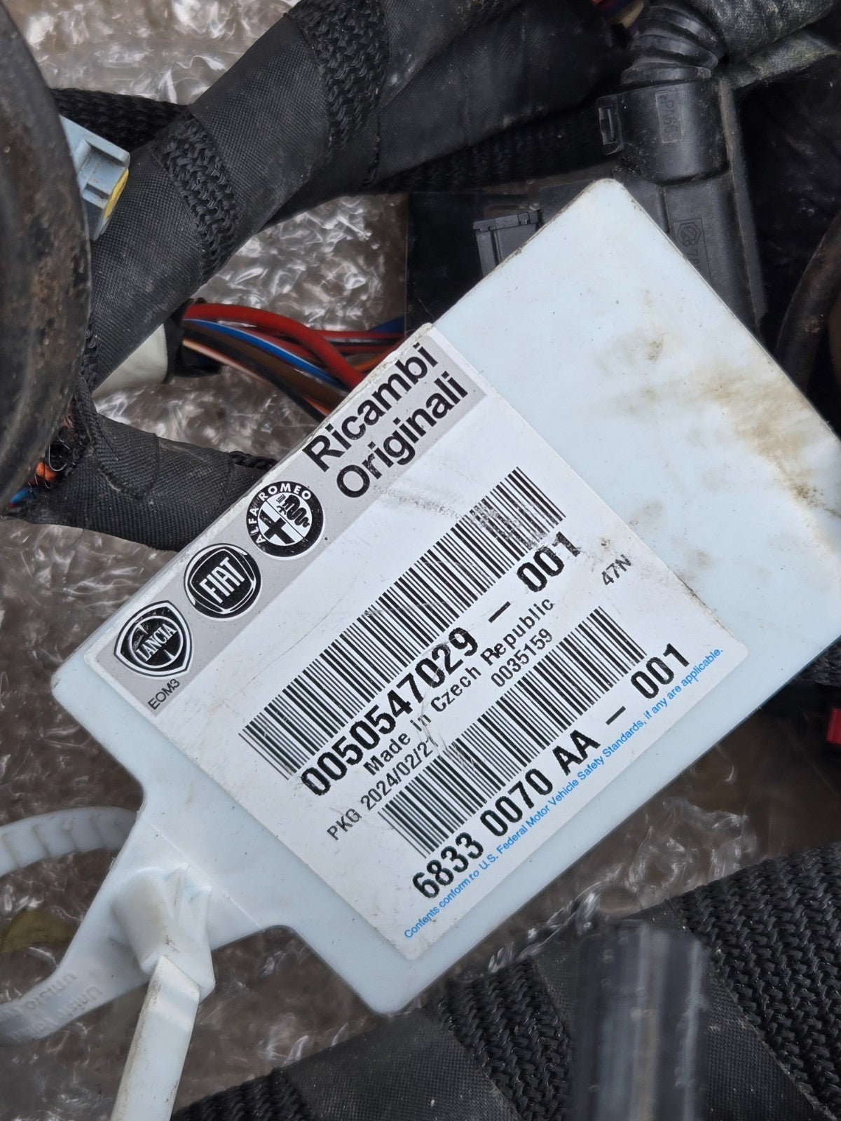 Alfa Romeo Stelvio Wiring Harness Assembly OEM 00505488500