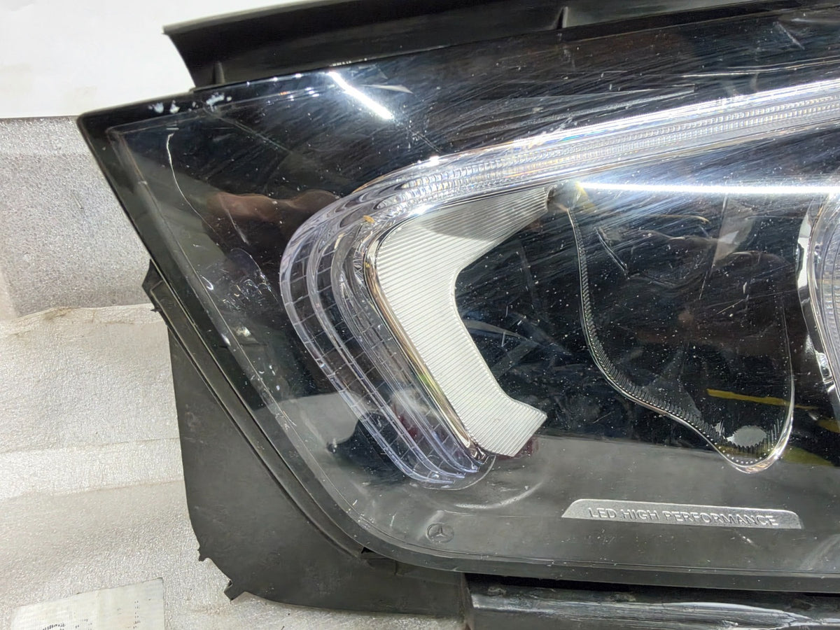 2020-2023 MERCEDES GLE LEFT LH DRIVER SINGLE BEAM LED HEADLIGHT OEM A1679066104