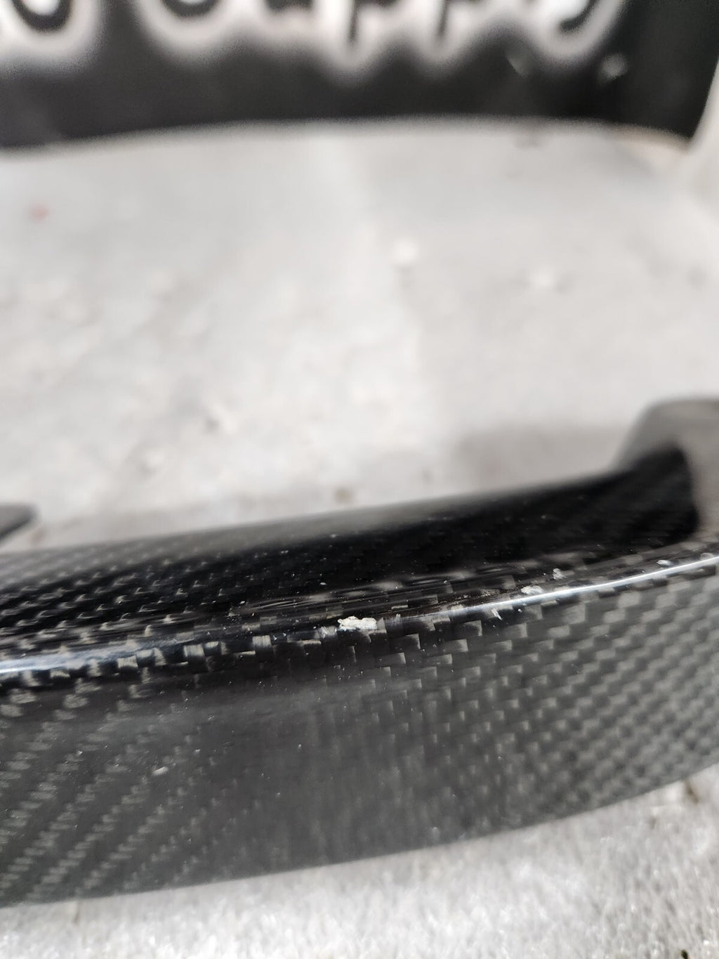 2020-2023 BMW M8 F91 F92 F93 Right Pressure Lip Carbon Fiber  OEM 51118074889 R