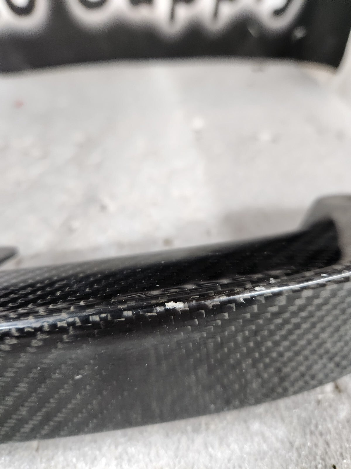 2020-2023 BMW M8 F91 F92 F93 Right Pressure Lip Carbon Fiber  OEM 51118074889 R