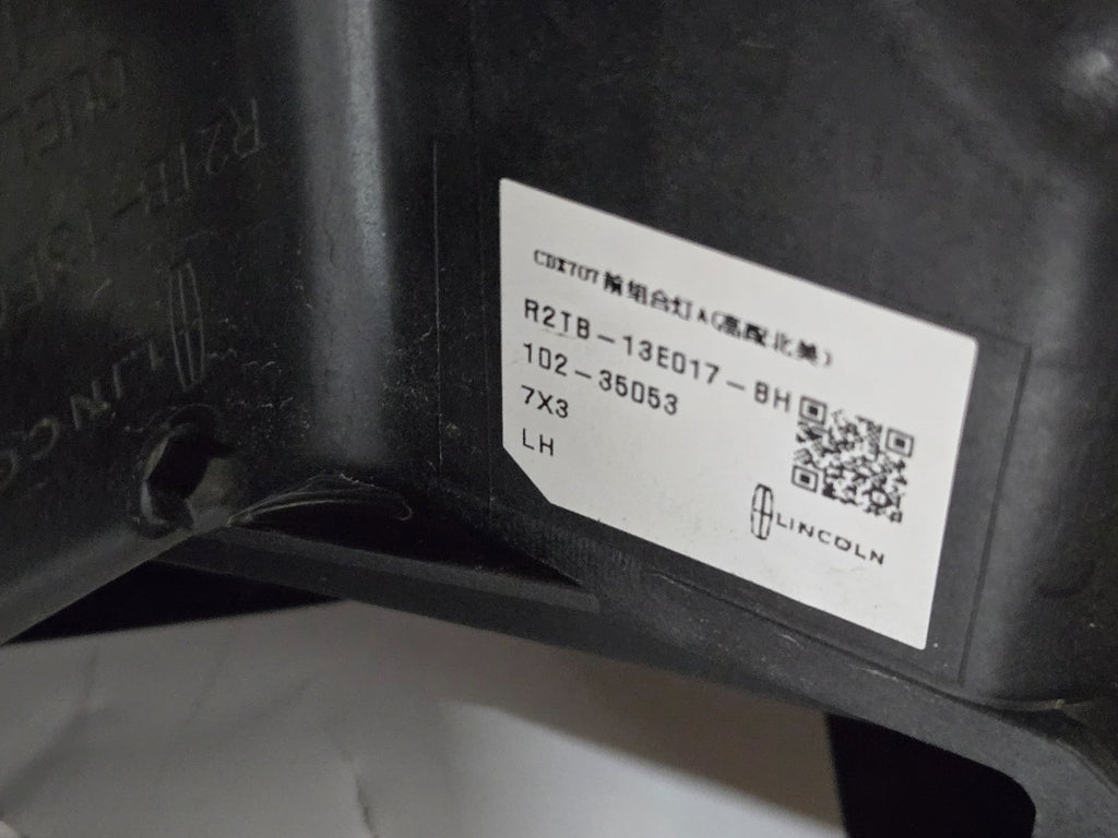 2024 2025 LINCOLN NAUTILUS HEADLIGHT OEM LH LEFT DRIVER SIDE LED R2TB-13E015-BH