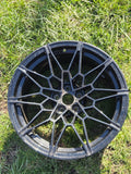 2021-2026 BMW M3 G80 OEM 19X9.5 M SPORT MULTISPOKE WHEEL RIM BLACK 8093836