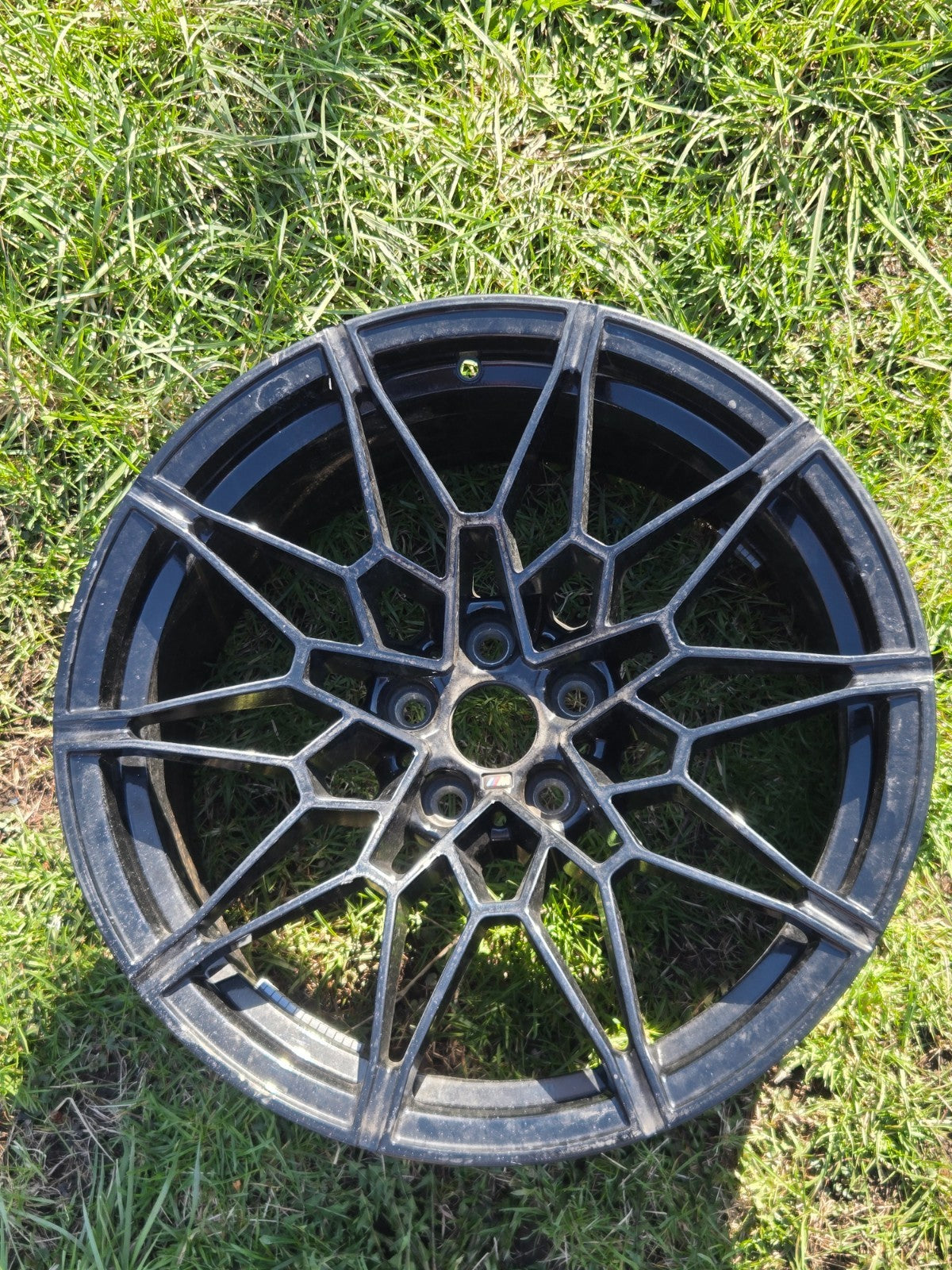 2021-2026 BMW M3 G80 OEM 19X9.5 M SPORT MULTISPOKE WHEEL RIM BLACK 8093836