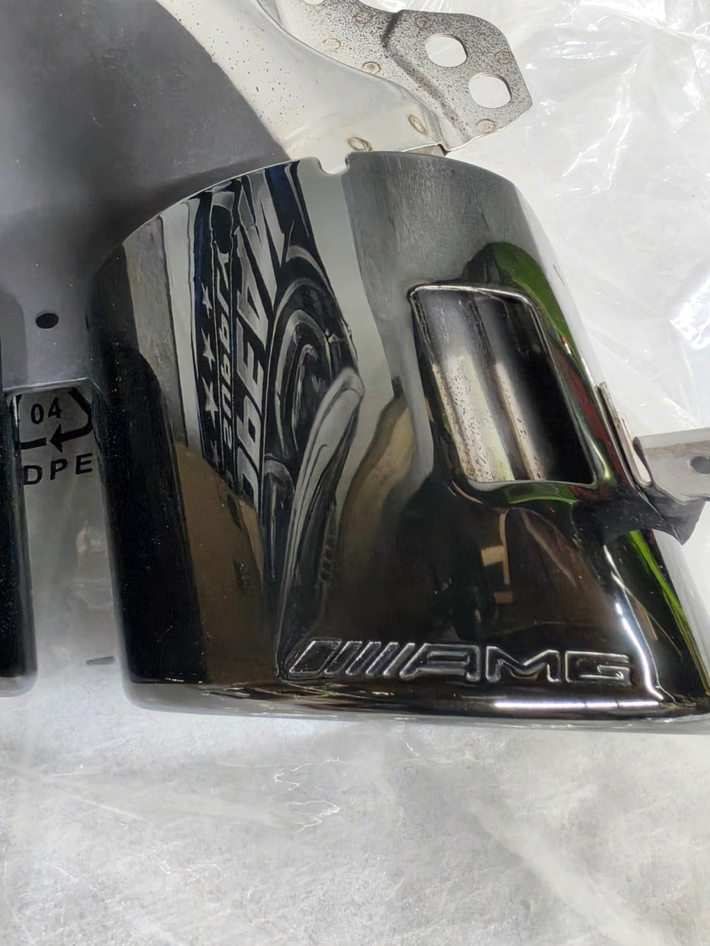 2020-2025 MERCEDES BENZ GLE GLA AMG GT REAR LEFT LH TAIL PIPES A0004901500 OEM