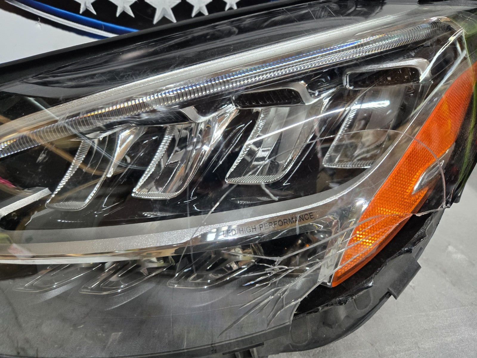 2019-2021 MERCEDES-BENZ C-CLASS LEFT LH DRIVER LED HEADLIGHT OEM A2059066706