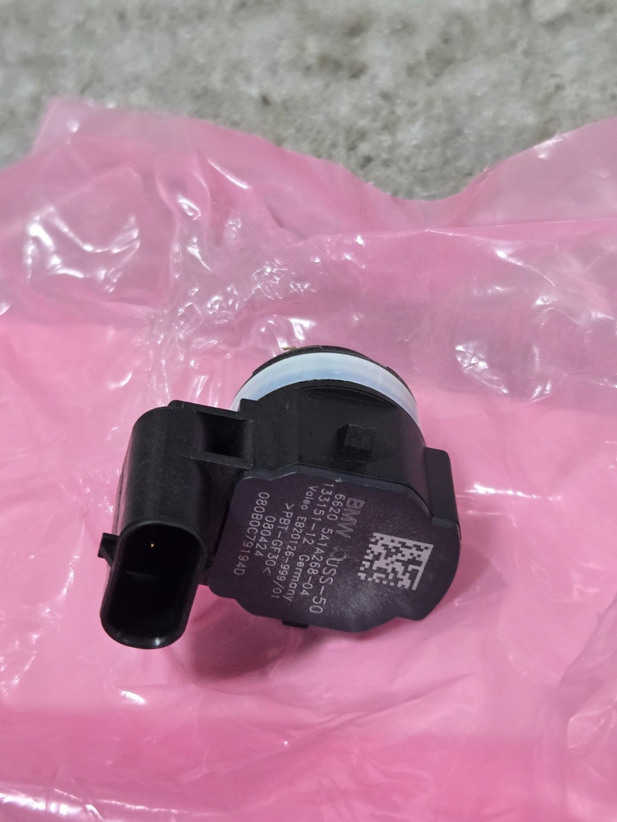 2022 2023 BMW X7 IX BUMPER ULTRASONIC SENSOR BLACK 66205A1A268 OEM NEW