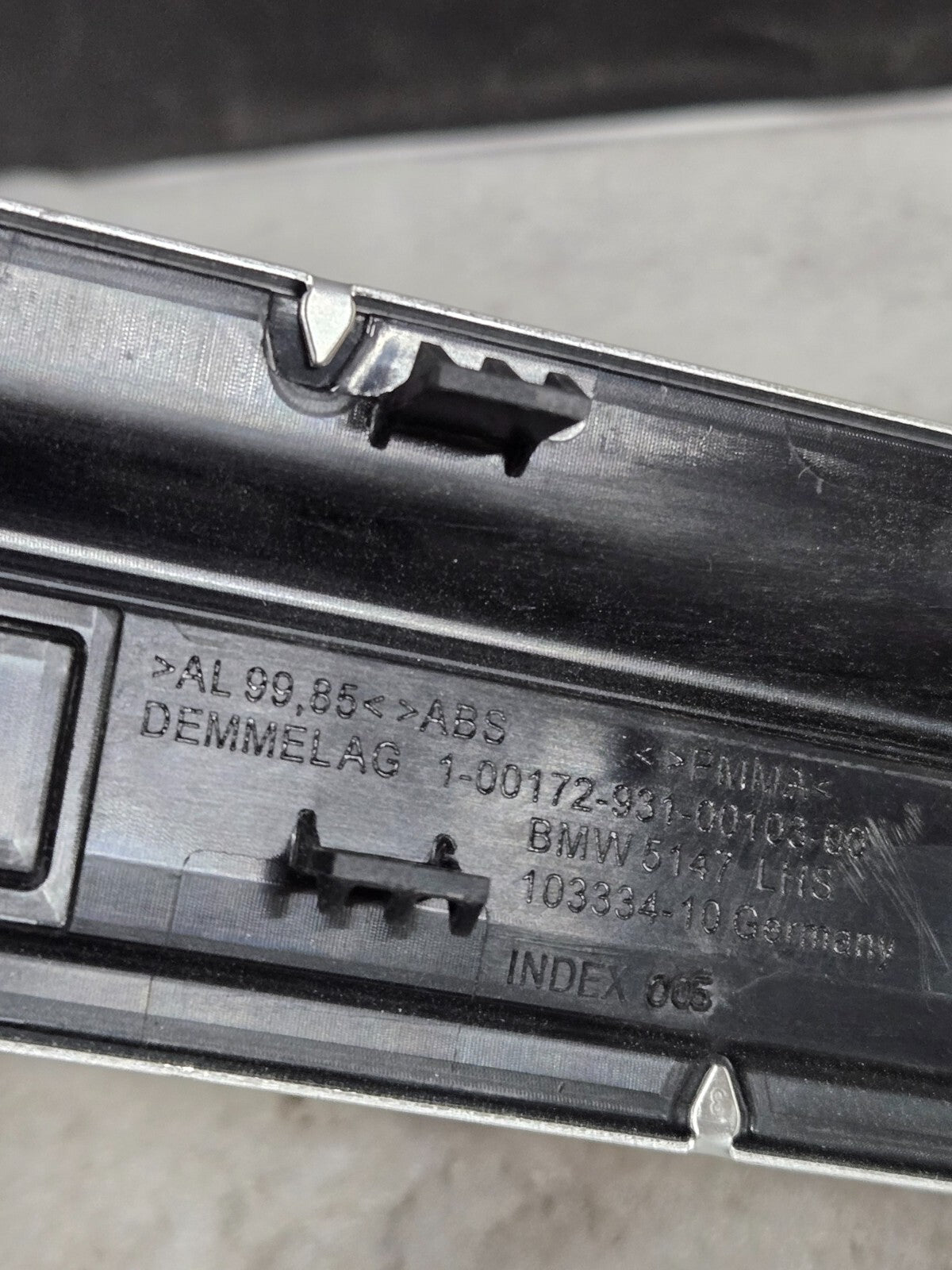 2023 BMW i7 G70 Rear Left Door M Sill Scuff Plate Trim Panel 51479870761 OEM