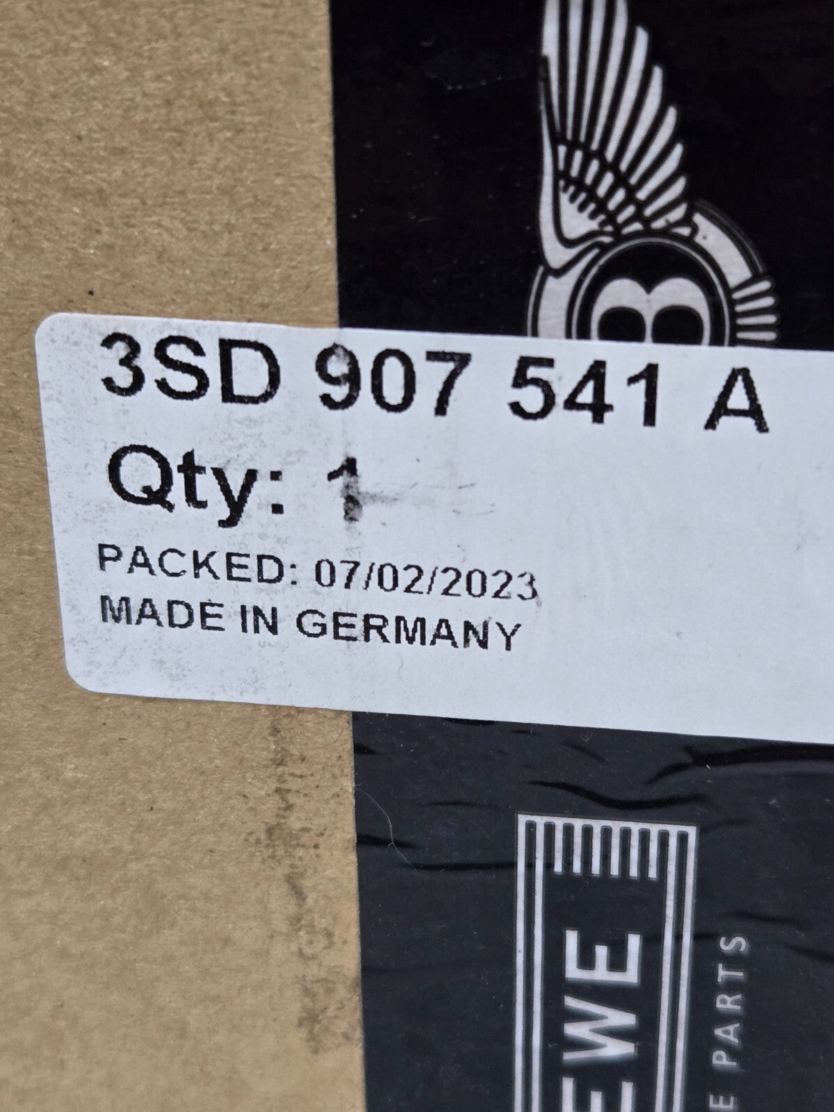Bentley Continental GT Distance Sensor Distronic ACC Left LH 3SD907541A OEM