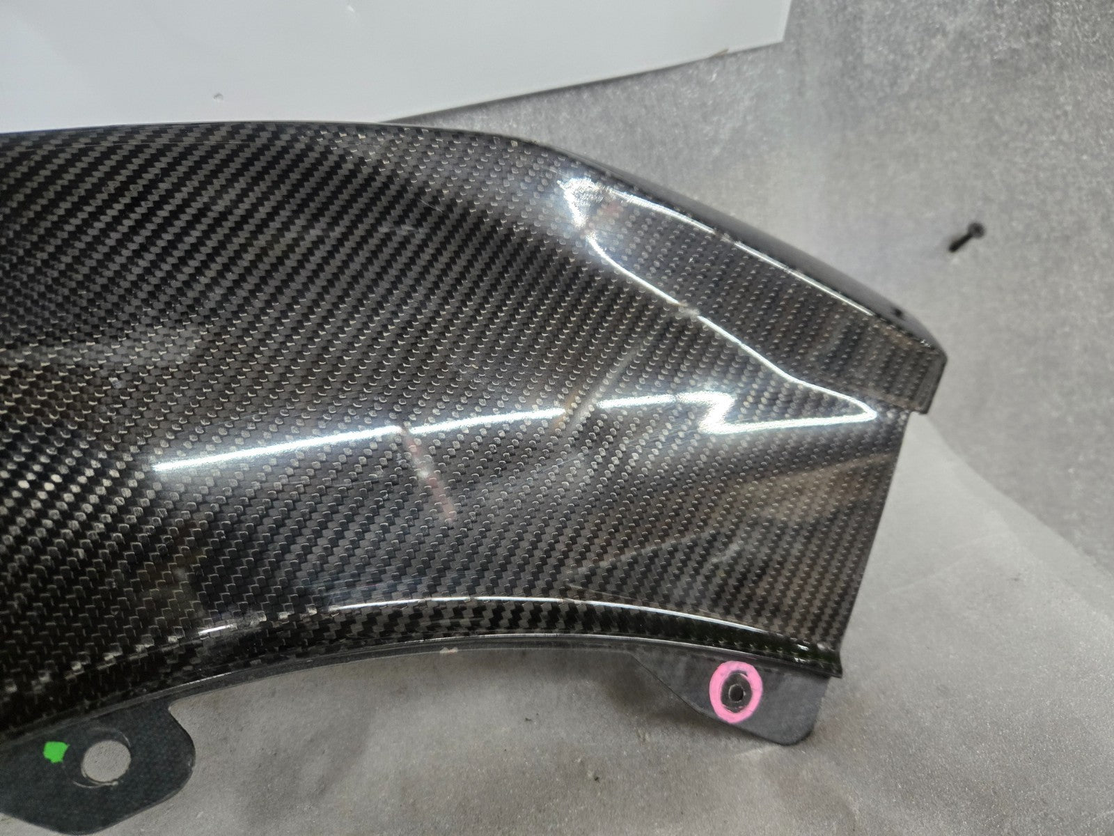 Lamborghini Urus Front Bumper LH Left 4ML807059A Carbon Lip Section OEM Genuine
