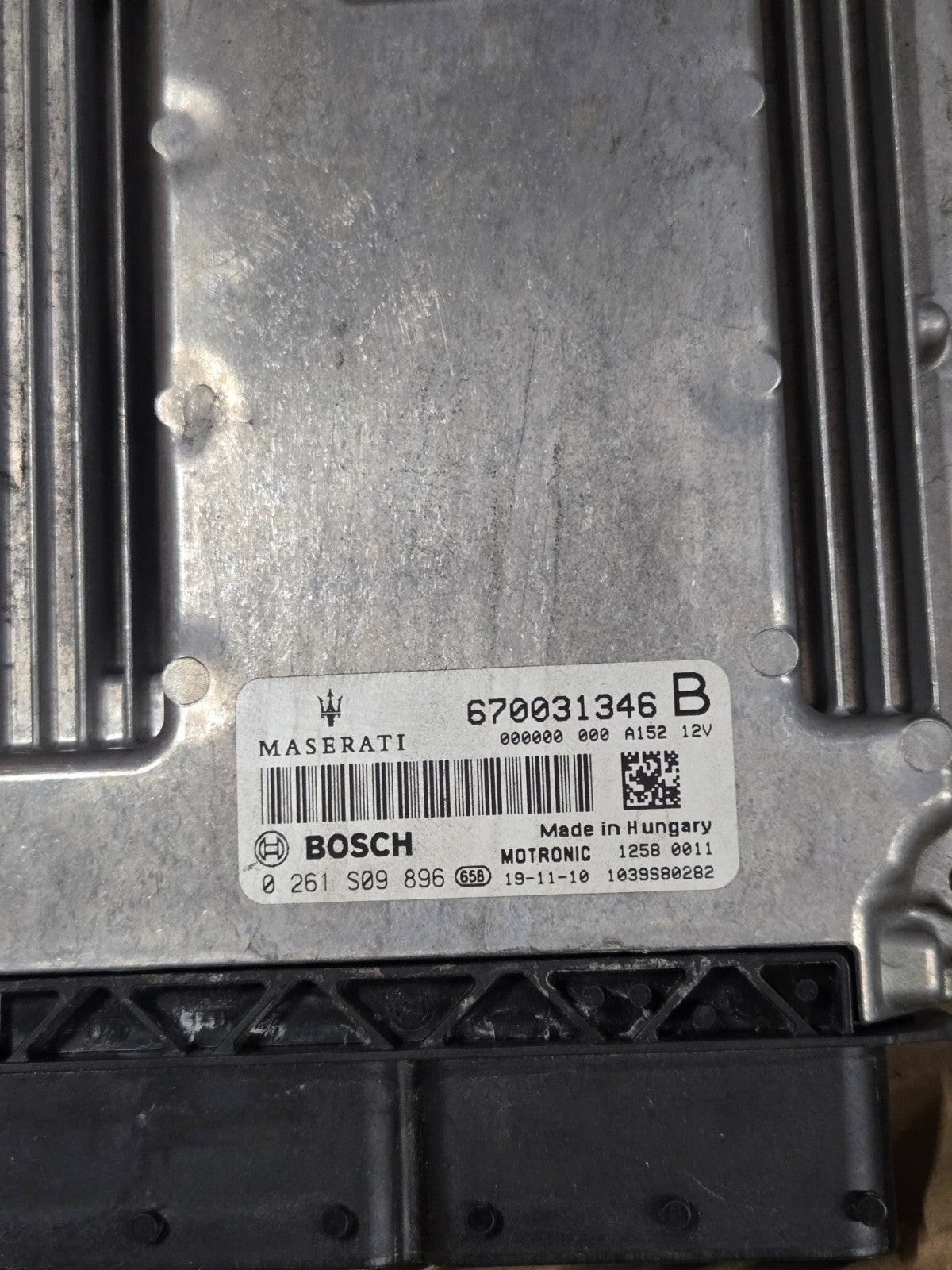 2014-17 GHIBLI ENGINE MOTOR CONTROL MODULE COMPUTER ECM ECU 3.0 AT ID 670031346B