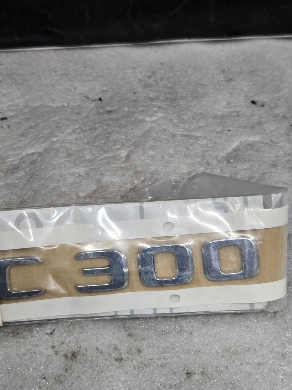2017-2020 Mercedes Benz GLC 300 X253 Rear Model Plate OEM A2538171700 NEW