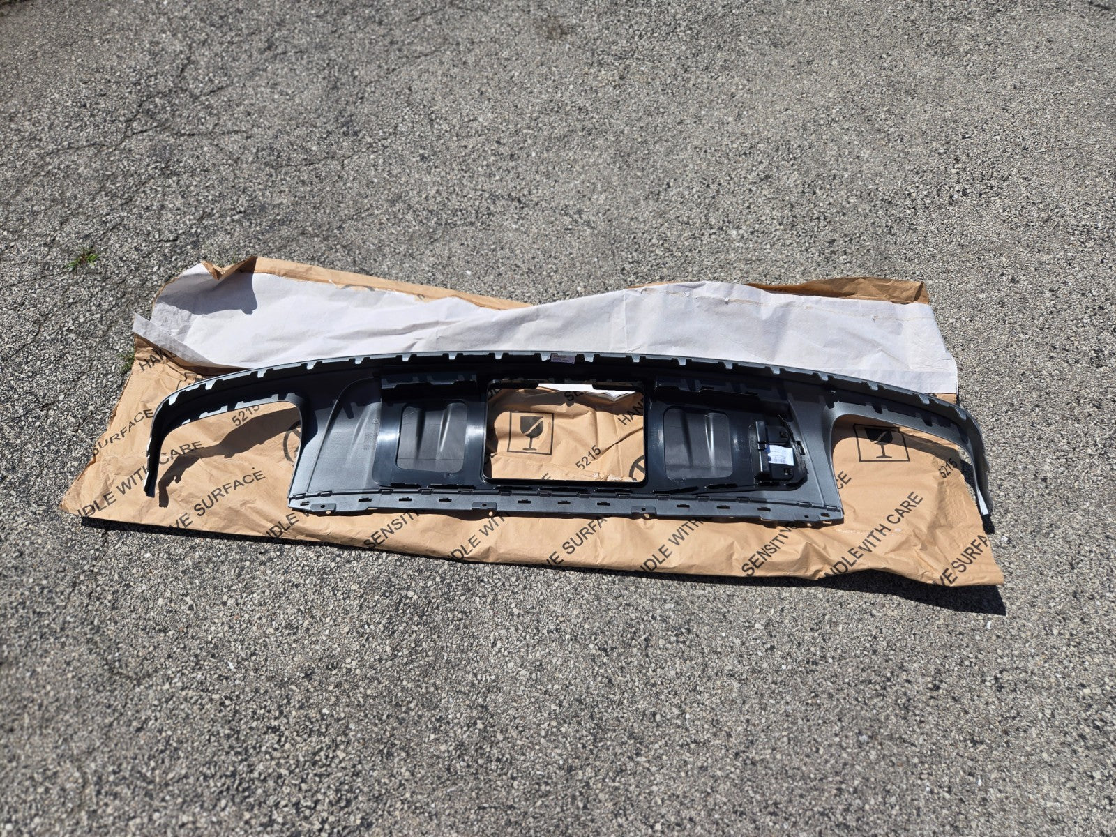 2016-2019 AUDI Q7 - REAR Bumper Lower Valance 4M0807434J OEM NEW