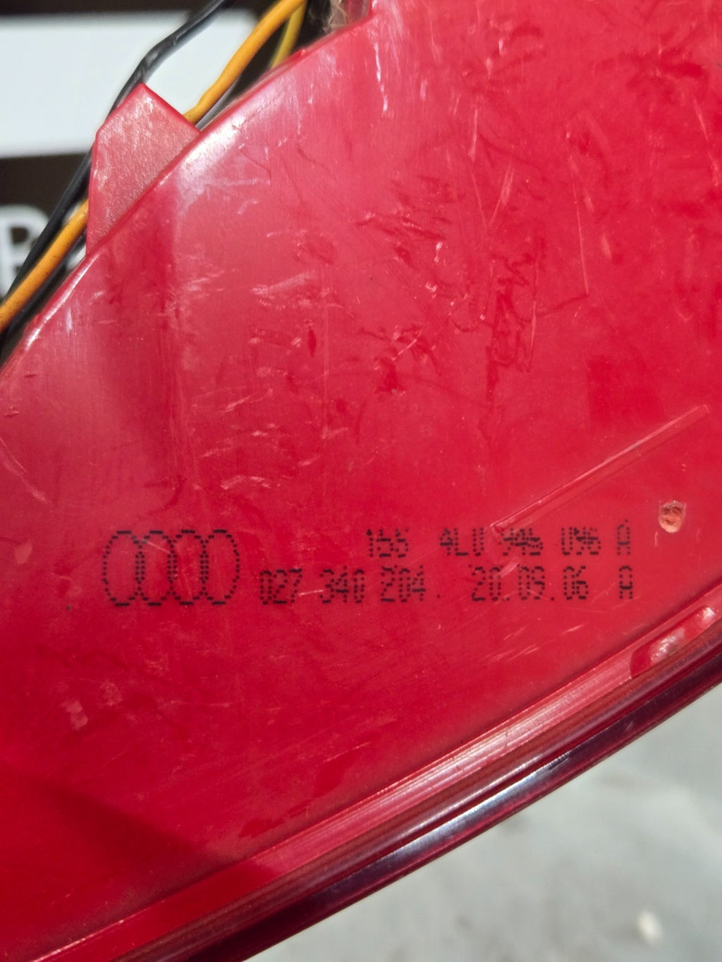 2007-2015 Audi Q7 Passenger Side Right Rear Bumper Tail Light Lamp OEM