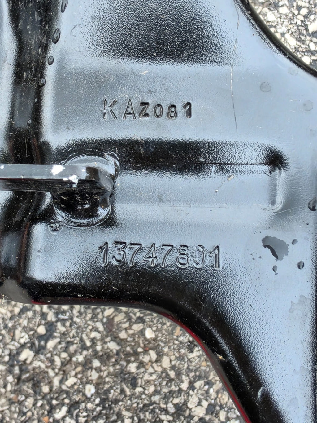 2019-2025 BMW X7 G07 FRONT BUMPER RIGHT REINFORCEMENT MOUNT BRACKET 13747801 OEM