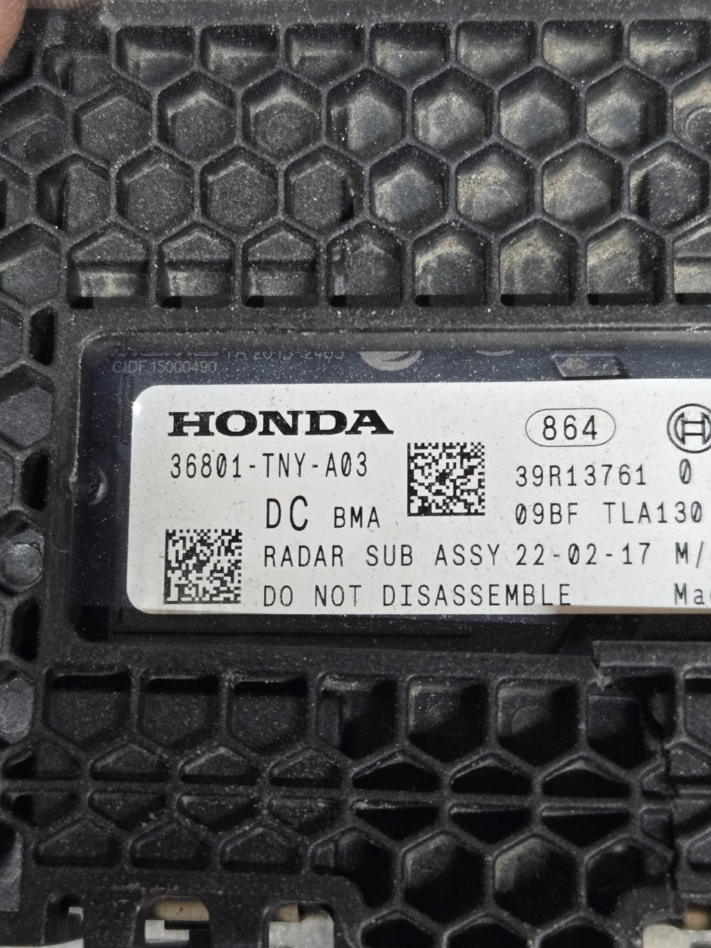 2020 2021 2022 Honda CR-V Cruise Control Radar Distance Sensor OEM 36801-TNY-A03