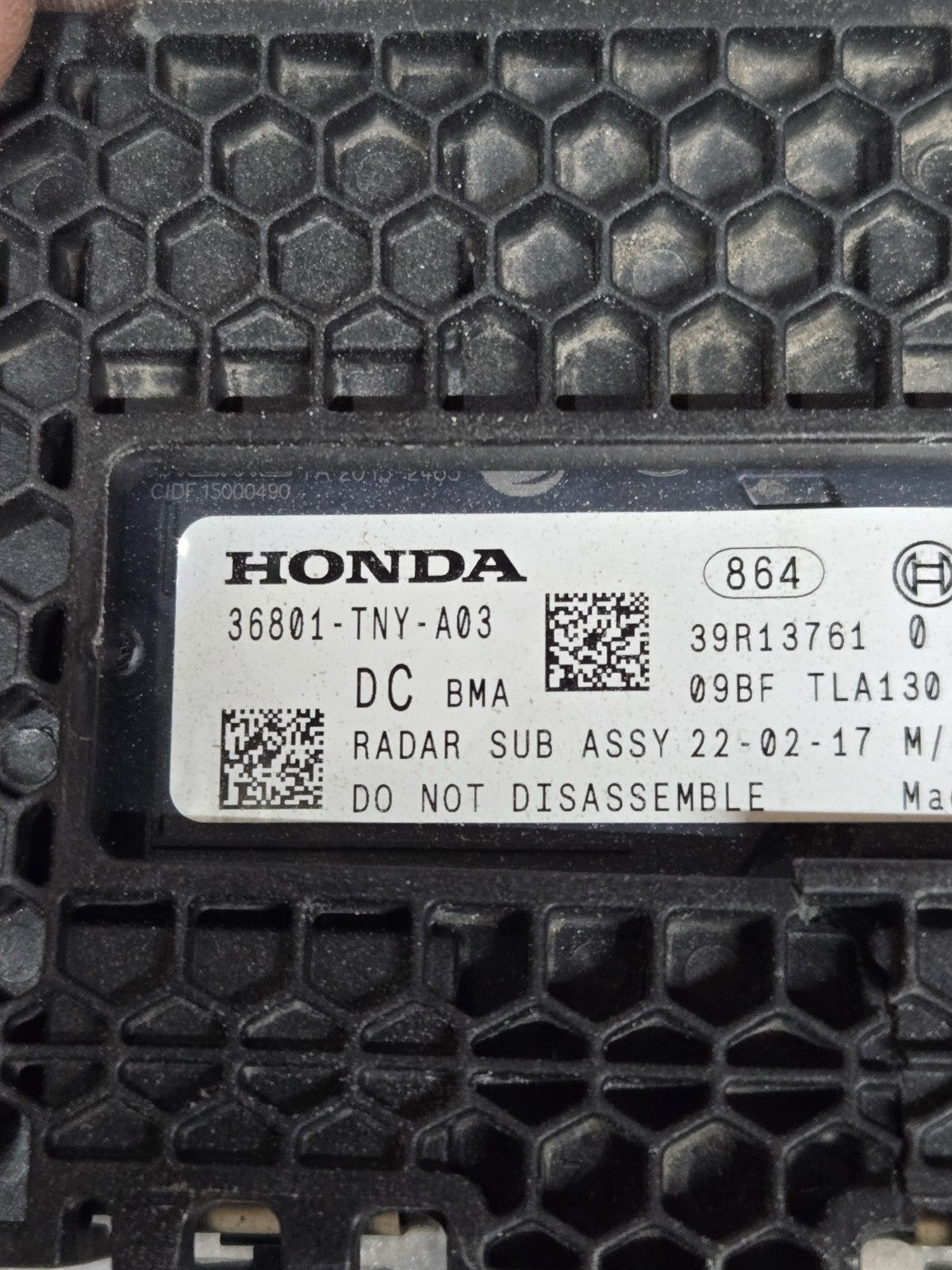 2020 2021 2022 Honda CR-V Cruise Control Radar Distance Sensor OEM 36801-TNY-A03