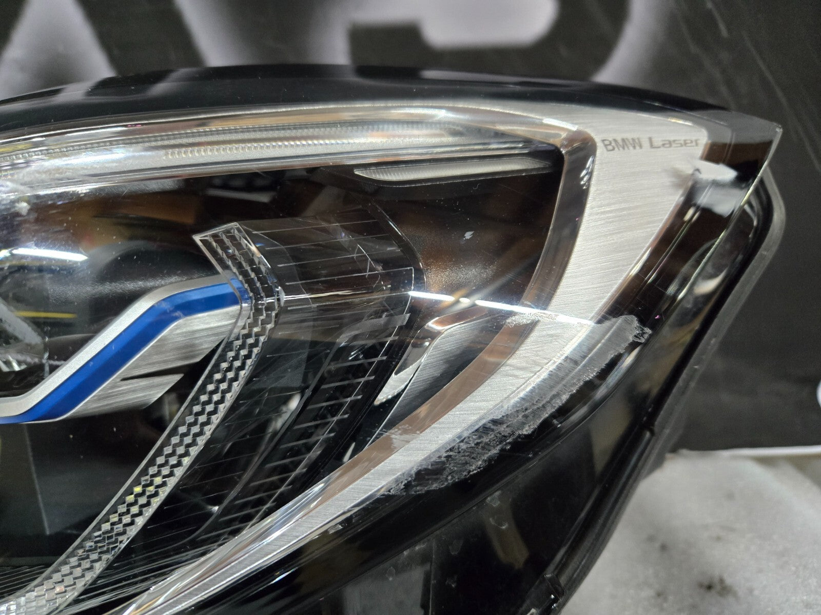 2019 2020 2021 BMW 330i M340i Laser Headlight Chrome Left LH Driver 9481711 OEM