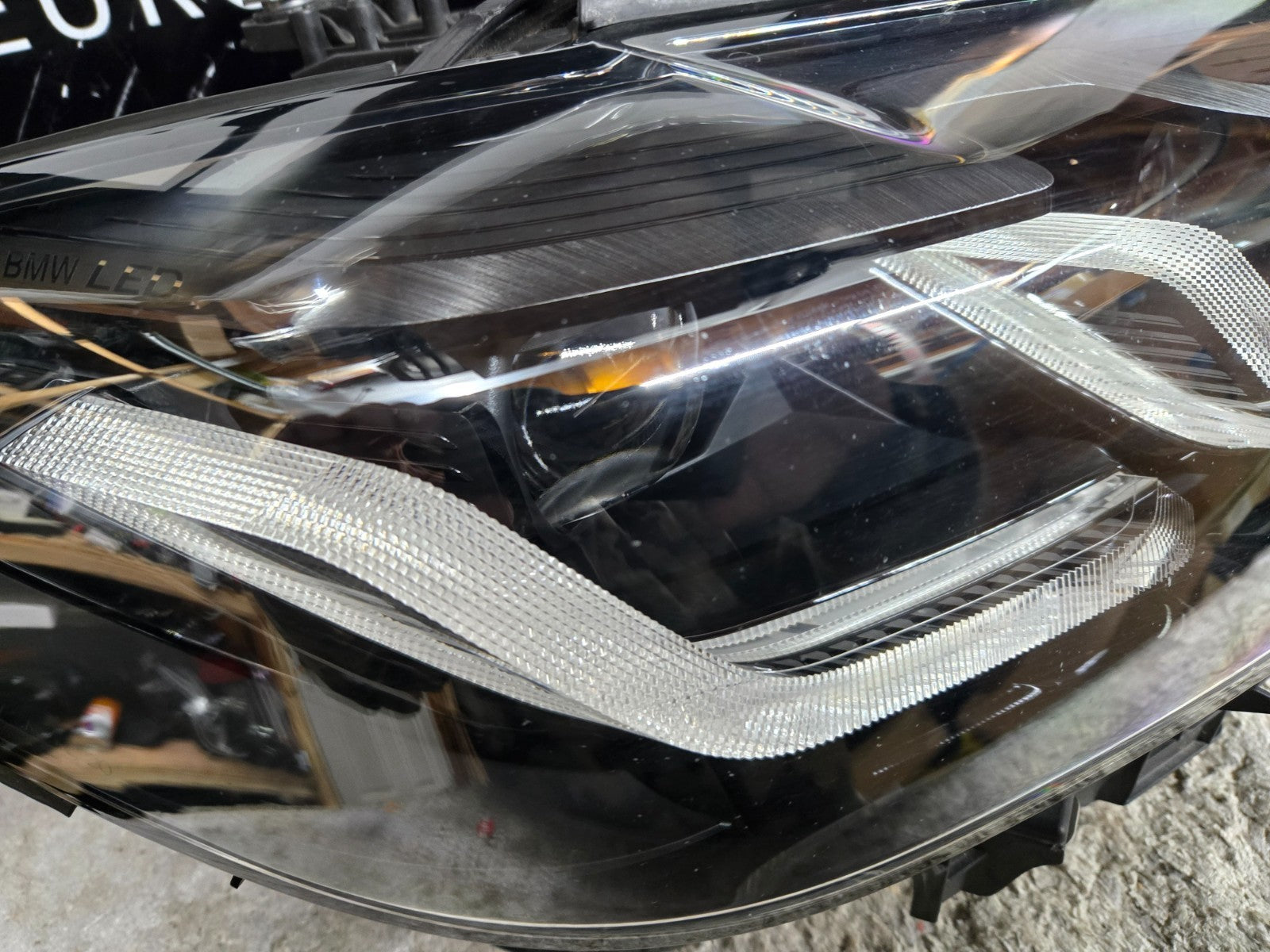 2021-23 BMW 5-Series F90 M5 RH Passenger Shadowline LED Headlight OEM COMPLETE