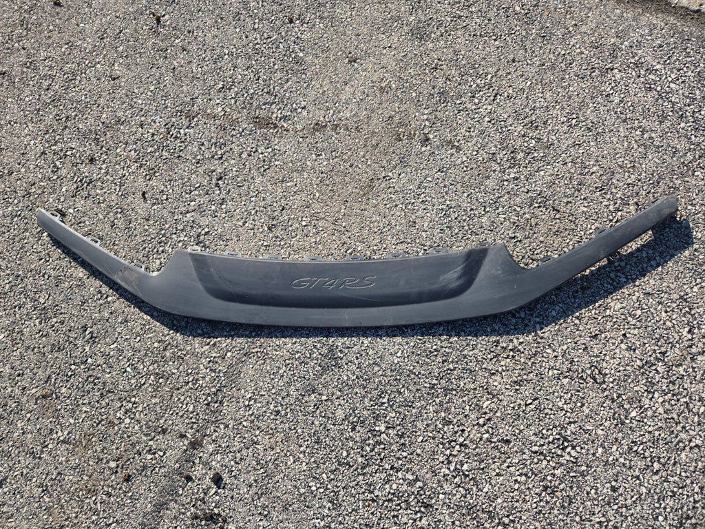 2019-2023 Porsche 982 GT4RS Spyder 718 Front Bumper Lower Skid Spoiler OEM