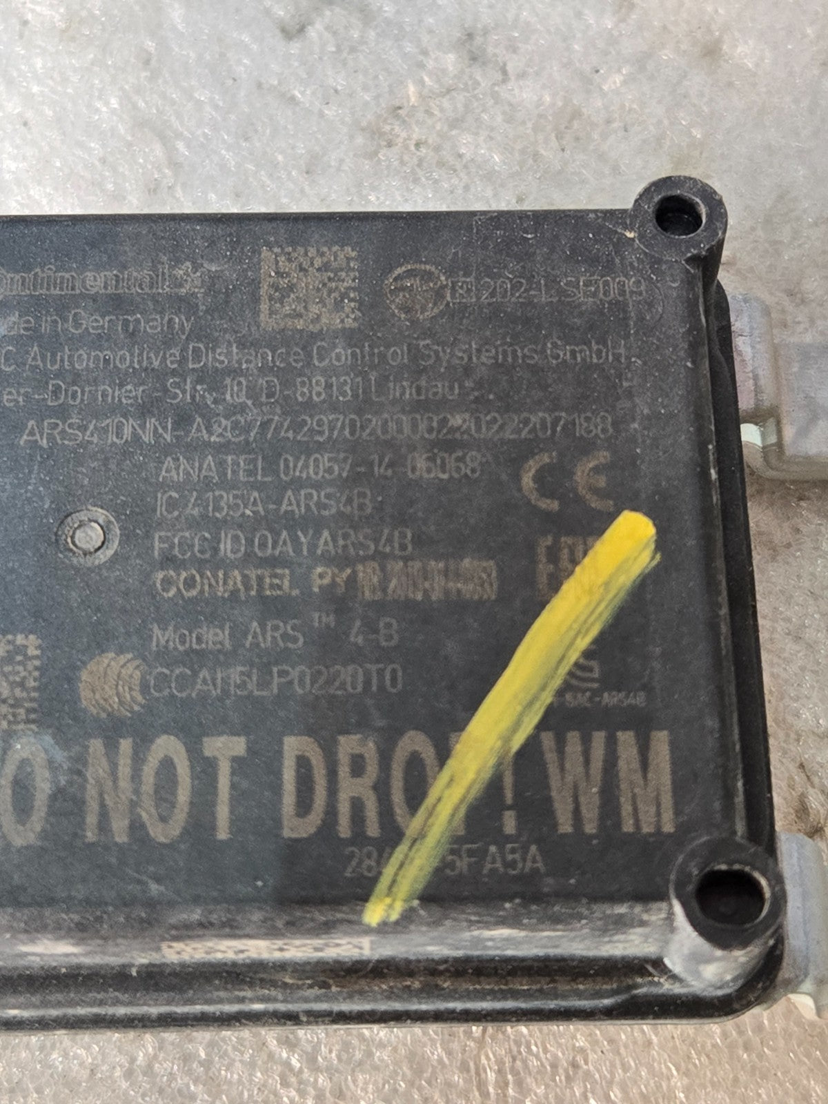 2016-2019 Nissan Altima Rogue Cruise Distance Sensor Radar 28438-5FA5A OEM WM
