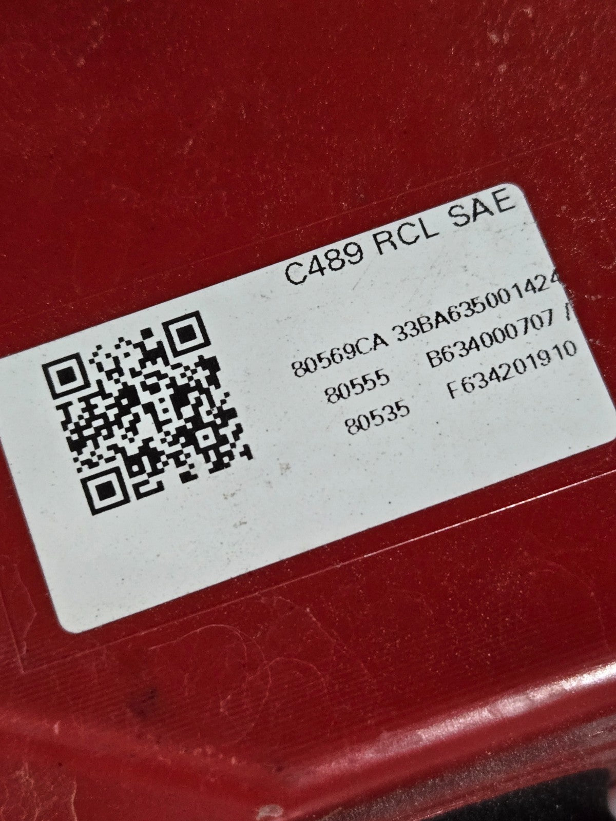 2018-2020 LINCOLN MKC REAR LEFT TAILGATE TAILLIGHT TAIL LIGHT LAMP OEM 80569CA